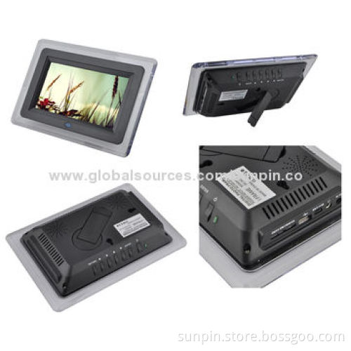 Multifunction Digital Photo Frame with 480 x 234 Resolution